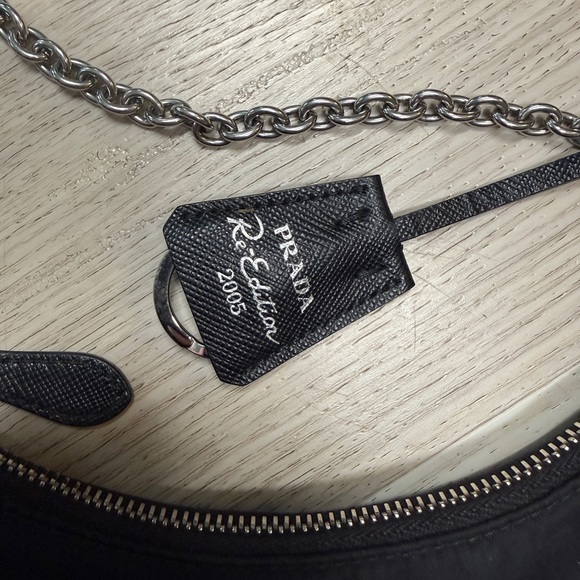 Prada Nero Tessuto+Saffian Card Holder - Picture 4 of 7